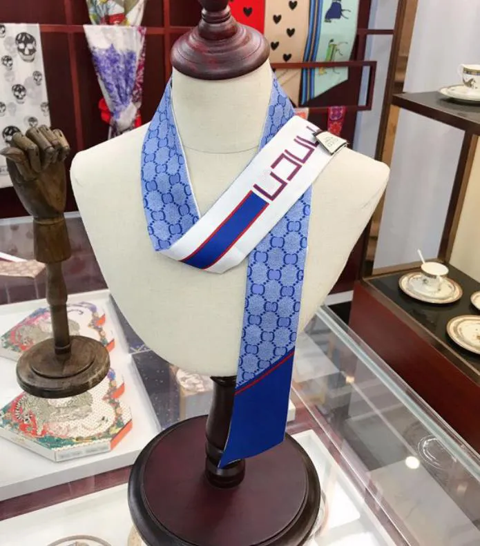 Zweifarbiger heißer Stil, Mode, 100 Damen, Seidenschal, 1207 cm, Taschen-Stirnband, Geldbeutel-Bügel