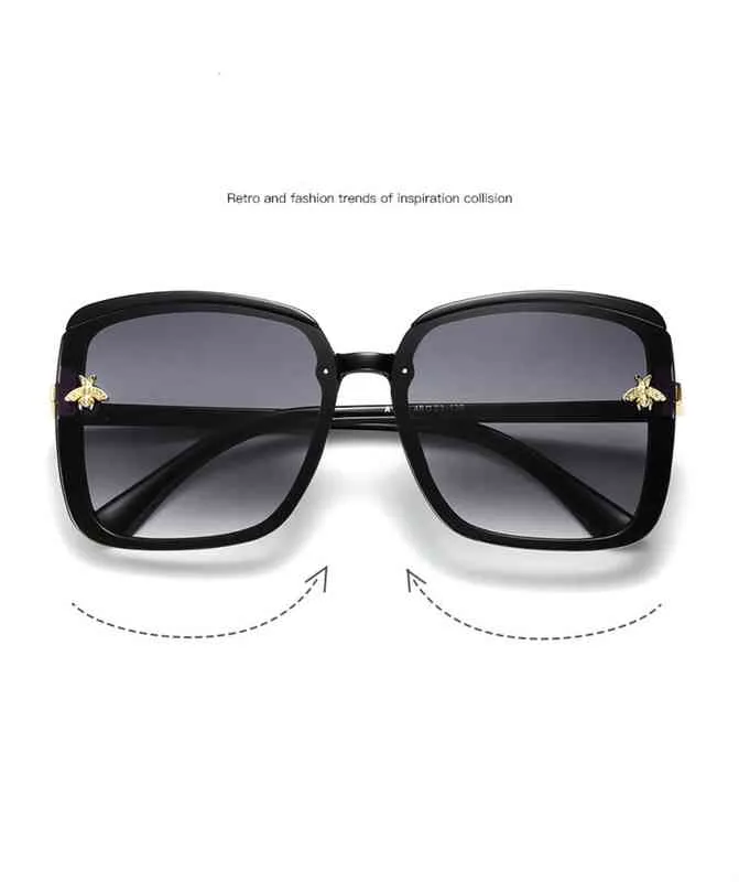 Alikiai Square Luxury Sunglasses Goggle UV400女性レディーストレンドファッションブラックグレーレッド2019屋外眼鏡