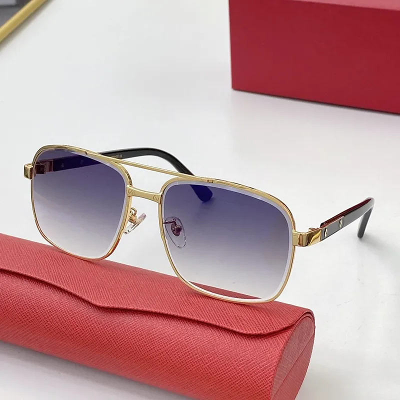 Sunglasses Men Women Carter Glasses Frame Eyewear Club Wooden Gold Silver Red Fashion accessories Clear Reading eyeglass high qual246g