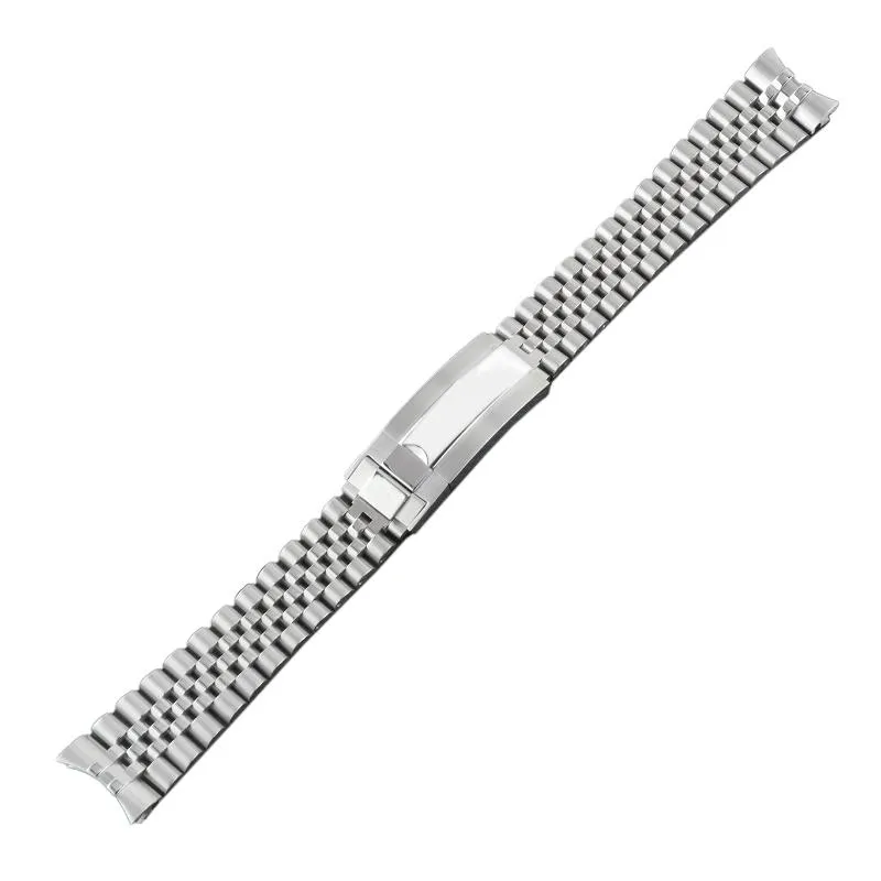 Bandas de reloj Jubilee Watchband Strap 2021 Hombres 20 mm 316L Pulsera de acero inoxidable Hebilla de bloqueo de plata para 40 mm Sub Case238m