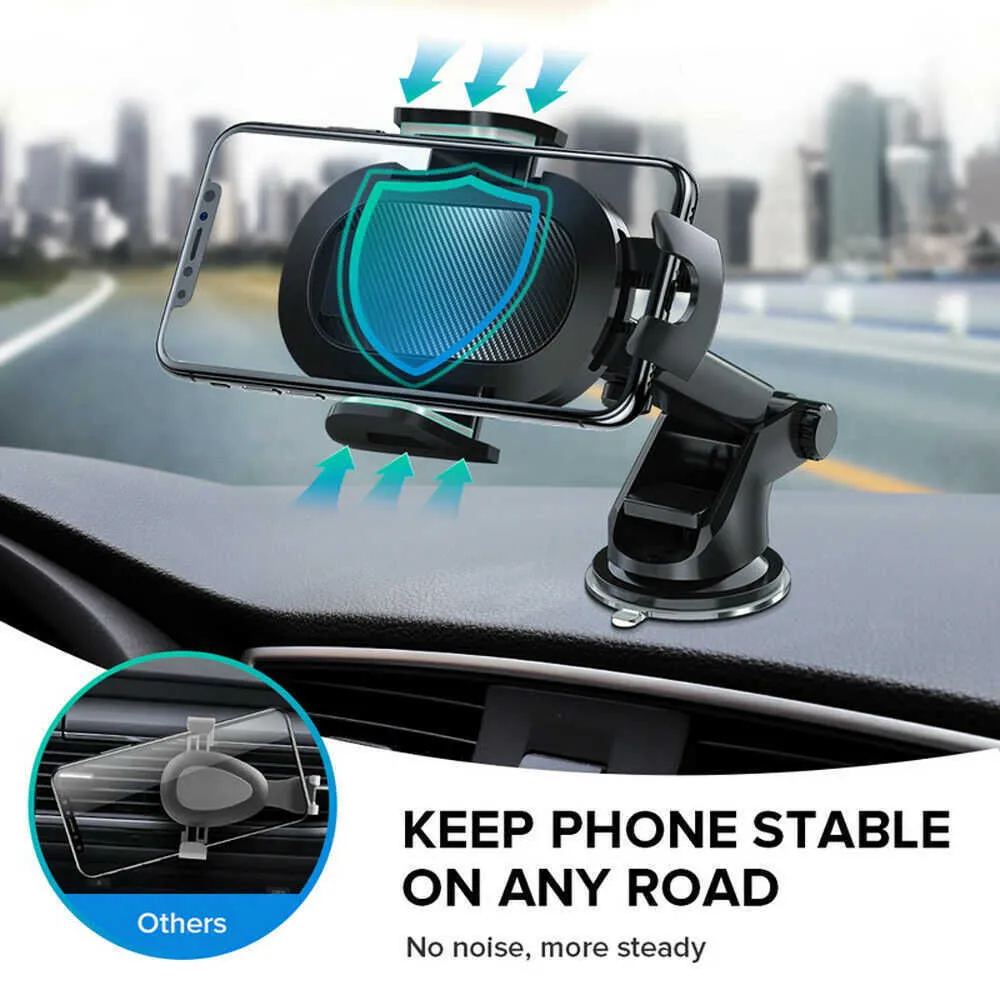 Soporte para teléfono con ventosa para coche, soporte para teléfono móvil con GPS, para iPhone 12, 11 Pro Max, X, 7, 8 Plus, Xiaomi Redmi Huawei8547562