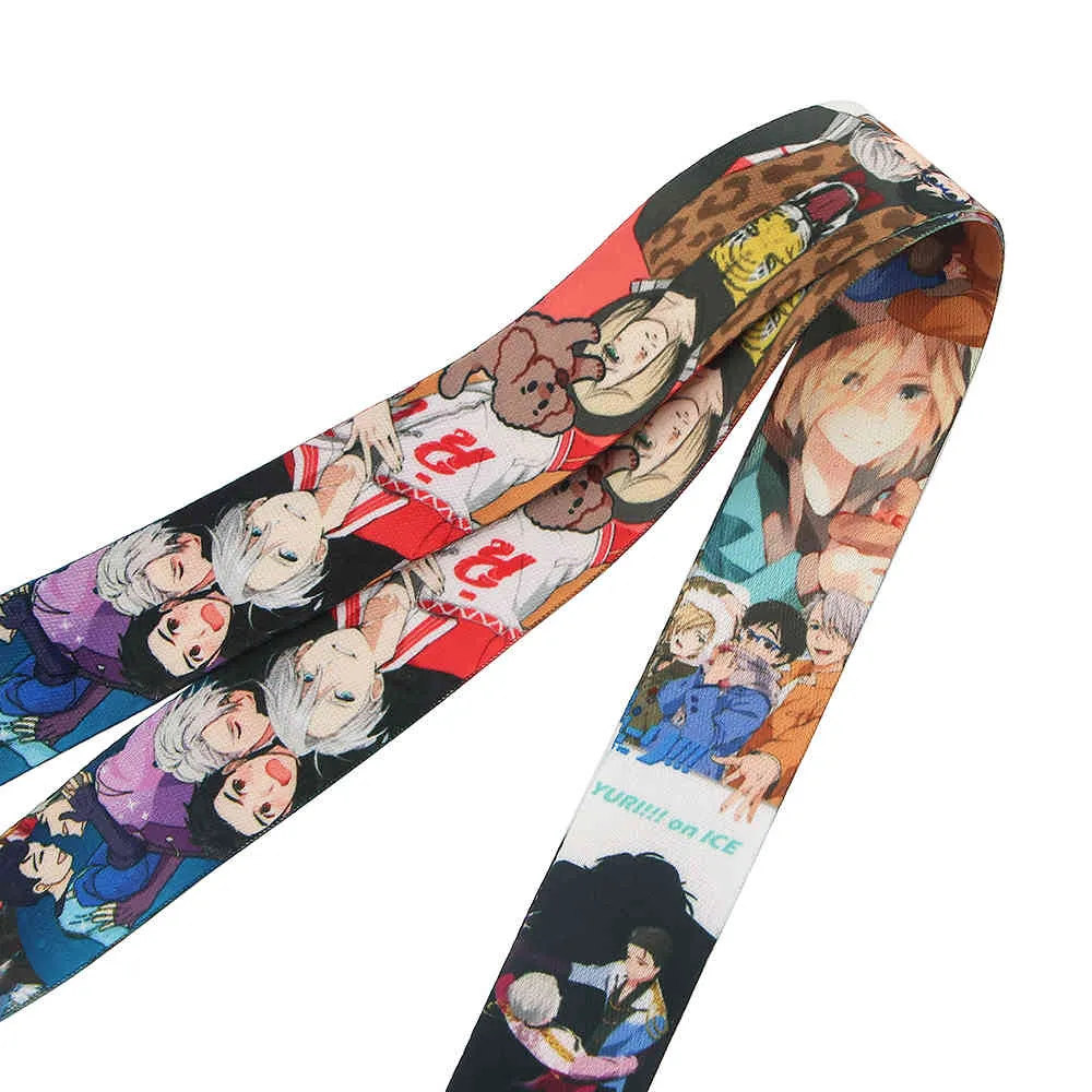 10 pçs / lote J2190 Anime Chaveiro Chaveiro Desenhos Animados Punk Punk Strap Para Chaves Cartão de ID Celulares de Telefone Móvel