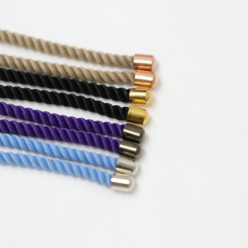 20 pièces en vrac toutes les couleurs disponibles corde cordon chaîne pour femmes lacet bracelet bijoux