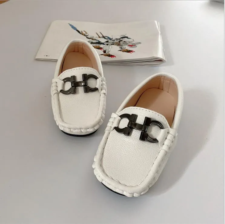 Boys Loafers Kids Spring Automne Slip on Formal Dress Chaussures Chaussures de bateau Lowtop Retour à l'école Chaussures décontractées 5858561