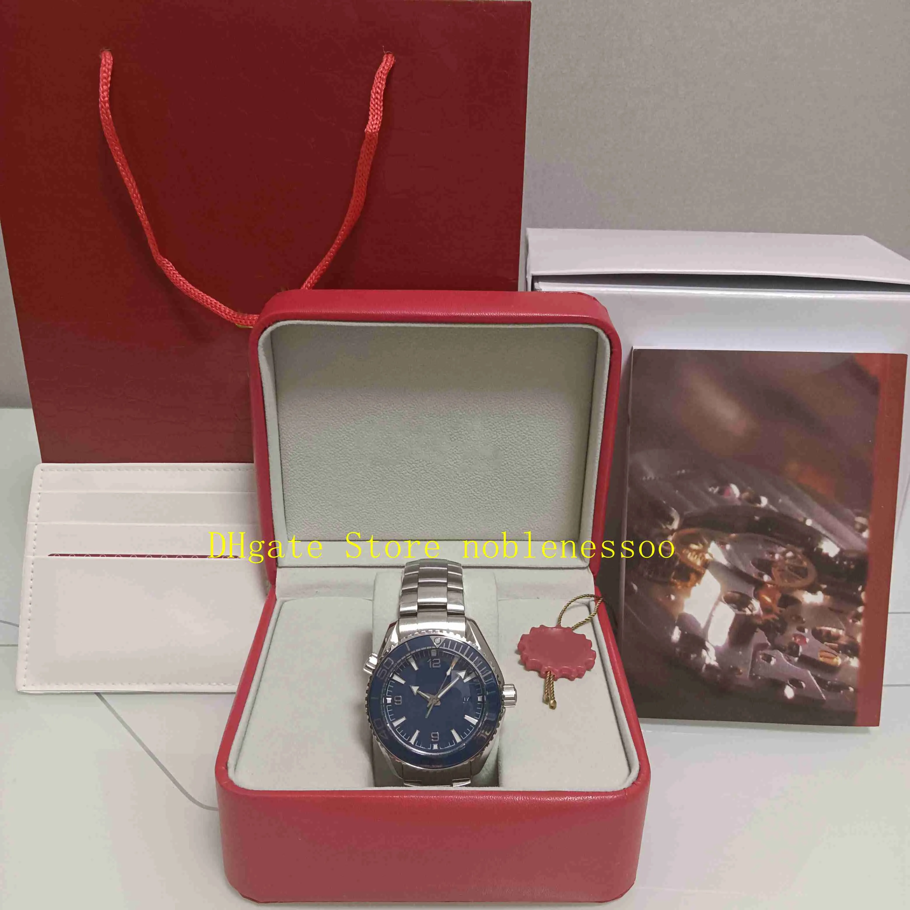 Cal 8900 avec boîte d'origine Men de montres masculines Planet Planet Blue Céraque Céramique 43 5 mm 600m Bracelet en acier inoxydable Trans203Z