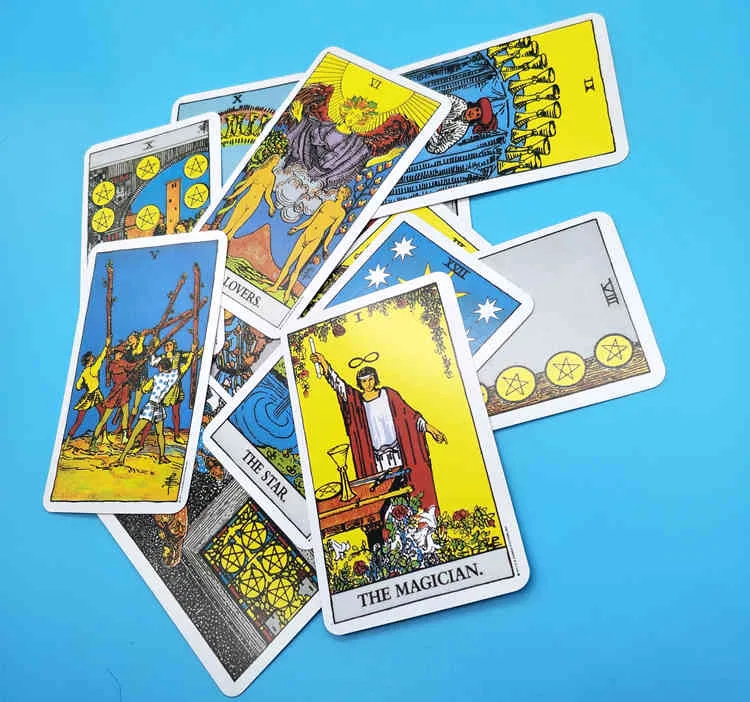 Le jeu de Tarot de sorcière moderne, guide de cartes, jeu de Table, destin magique, Divination