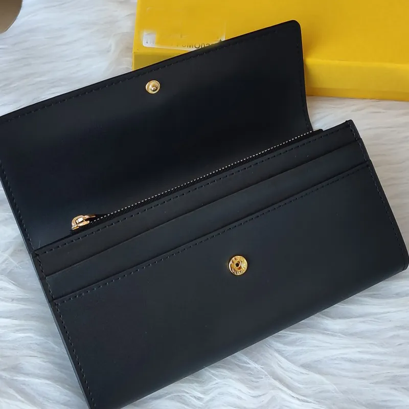 Long Wallet Clutch Bag Women Handbag Purse Genuine Leather Fashion Letter Hand Bags Card Slots Flat Pockets Gold Hardware Cross Bo2598