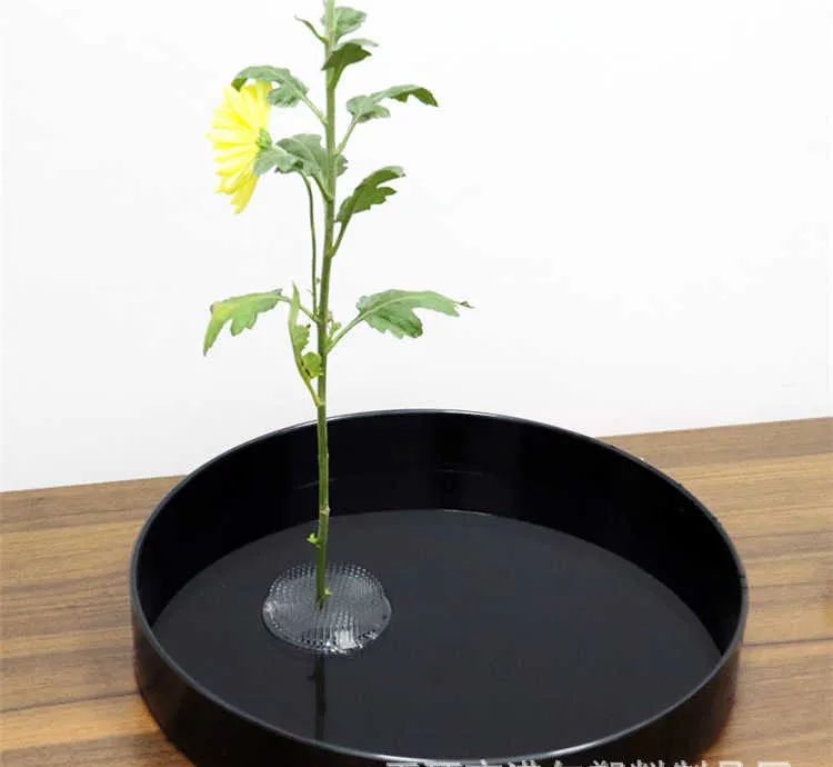 Ikebana japonais Kenzan Plastique Fleur Base de base Floral Frog Bornles Outils fixes Kenzans Convient pour le pot en verre 2106153376058