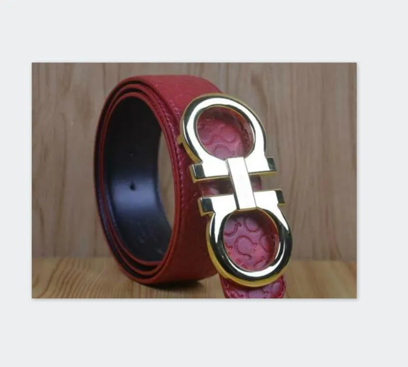 Grande grande boucle ceinture en cuir véritable avec boîte designer hommes femmes ceintures de haute qualité pour hommes 4 cm largeur 293e