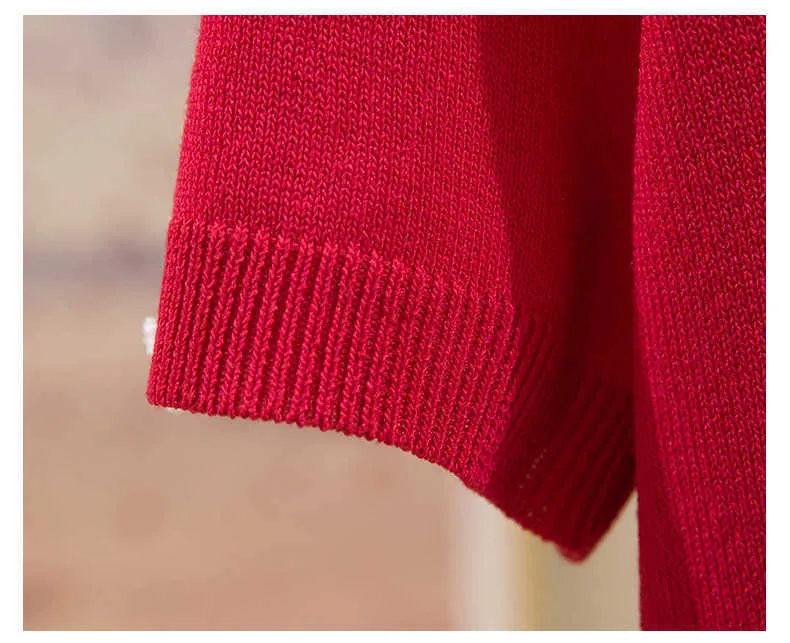L-4XL Plus Storlek Kvinnor Sommar Tunn Sweater Pullover Kvinna Lös Casual Short Sleeve O Neck Bow Kint Basic Sweaters Top 210604