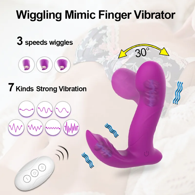 Kablosuz uzaktan kumanda yapay penis klitoris stimülatör giyilebilir parmak kıpır kıpır vibratör kadın seks oyuncakları kadınlar için dükkan yetişkin 220704
