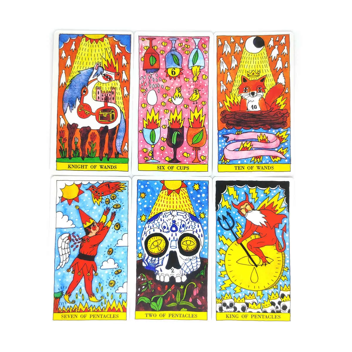 Cartes de Tarot de feu Version anglaise complète jeu de Table fête de famille cadeau d'anniversaire prend en charge en gros 78 feuilles/boîte