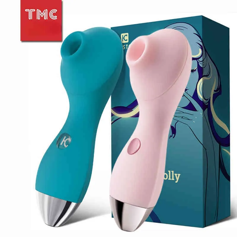 NXY Vibratori Kisstoy Polly Magic Dispositivo di aspirazione vaginale Masturbazione femminile Succhiare stimolazione del clitoride Vibratore Prodotti divertenti 0124