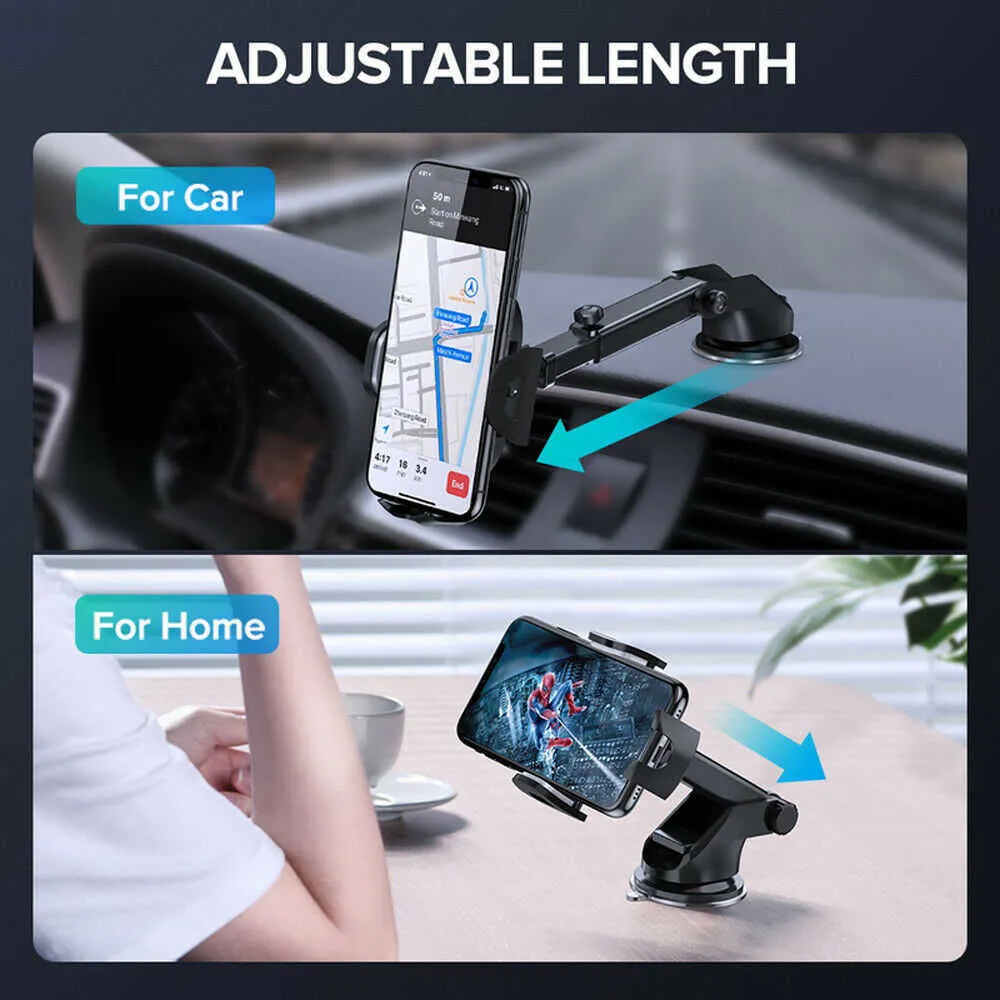 Sucker Car Phone Holder Stand GPS Telefon Mobile Cell Support dla iPhone 12 11 Pro Max x 7 8 Plus Xiaomi Redmi Huawei237i