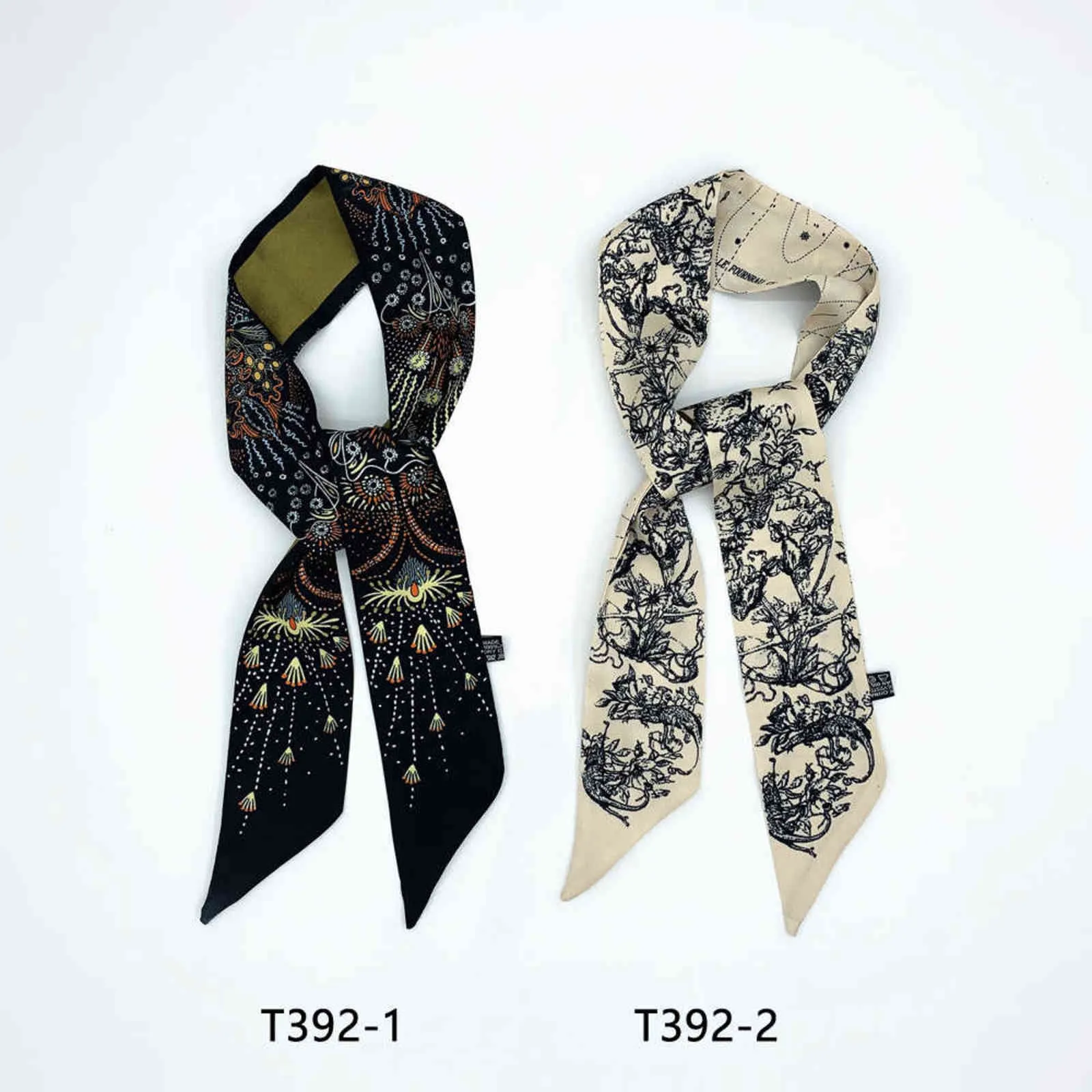 Spring new Korean women's handle twill Skinny hairband ribbon small scarf Recommend Genuine Y1108
