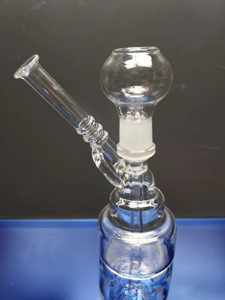 Mini dab platformy ciasto szklana zlewka olej bąbelek palenia szklana rura wodna mocna szklana woda bongs zeusartshop