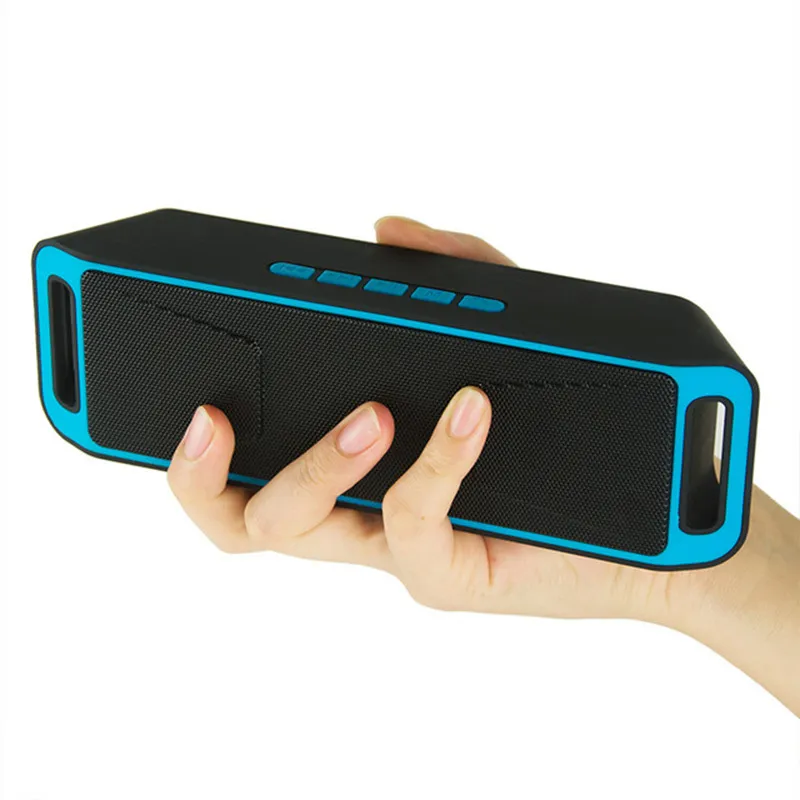 Yeni Hoparlörler Radyo Taşınabilir Subwoofer Kablosuz Açık Bilgisayar Akıllı Telefonlar MP3 USB FM Stereo