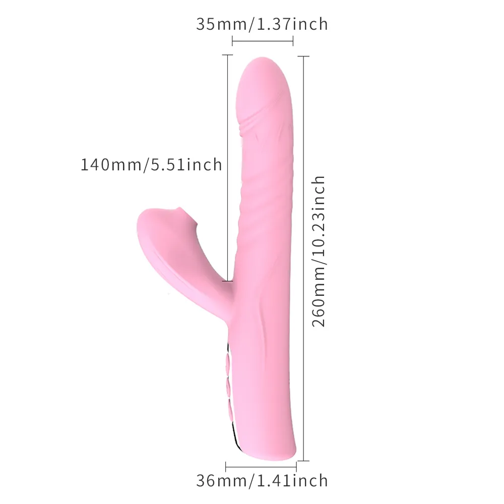 Massaggio Simulazione Dildo Vibratore Telescopico Vibrazione Pene Masturbazione femminile Strumento Clitoride Succhiare Massaggiatore Macchina del sesso Giocattoli adulti