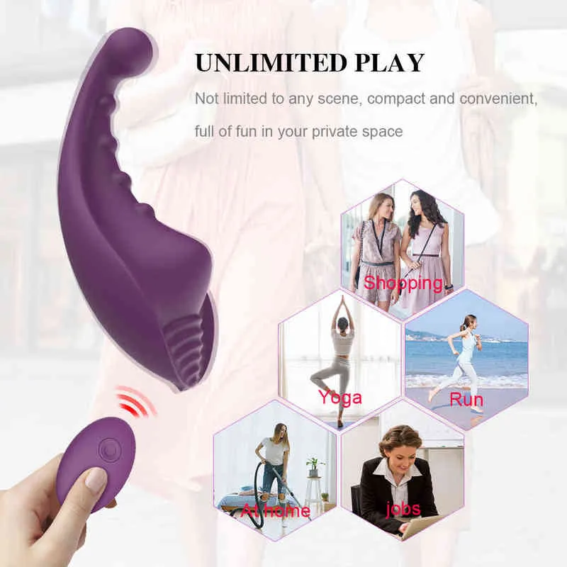 NXY Vibrators Invisible Stimulator g Spot Panties Clitoral Massager Vibrator Wireless Remote Control Egg c String Orgasm Female Adult Sex Toy 0104