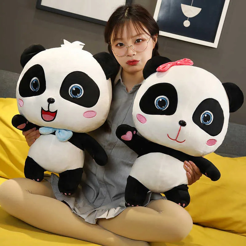 BabyBus 32/50 süße Panda-Plüschtiere, weiche Stoffpuppen für Kindergeburtstagsgeschenk H0824