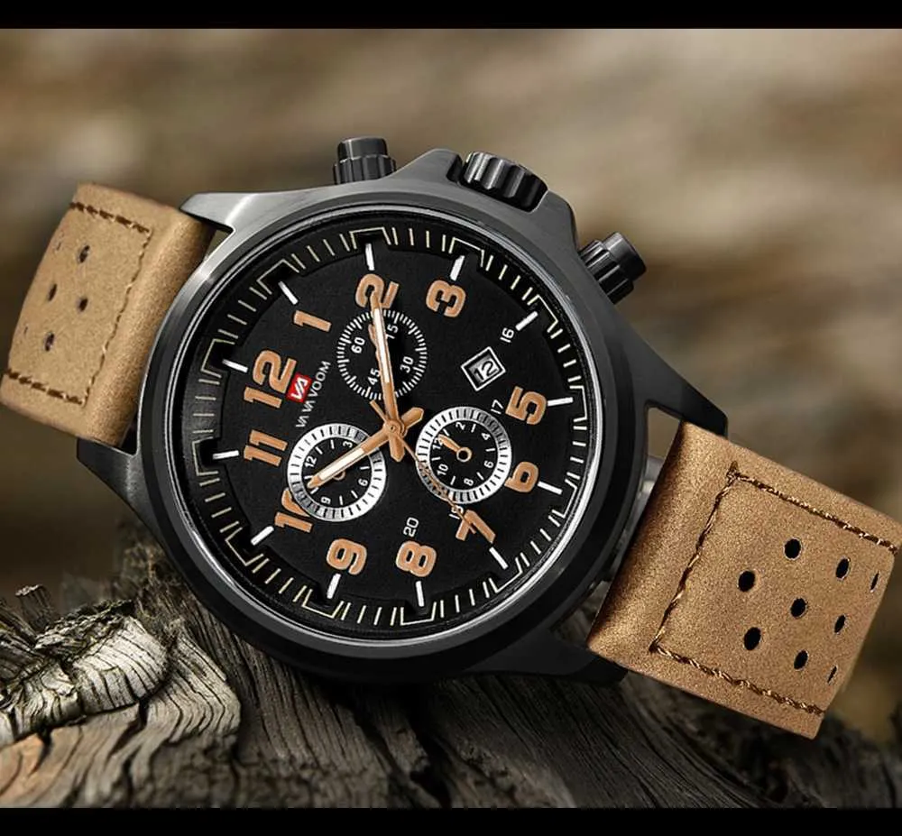 Watches Digital For Men Quartz Military 2021 Wristwatch Sports Boy Tactical Watch Calendar Casual Khaki Top Vintage Wrist Clock G1022