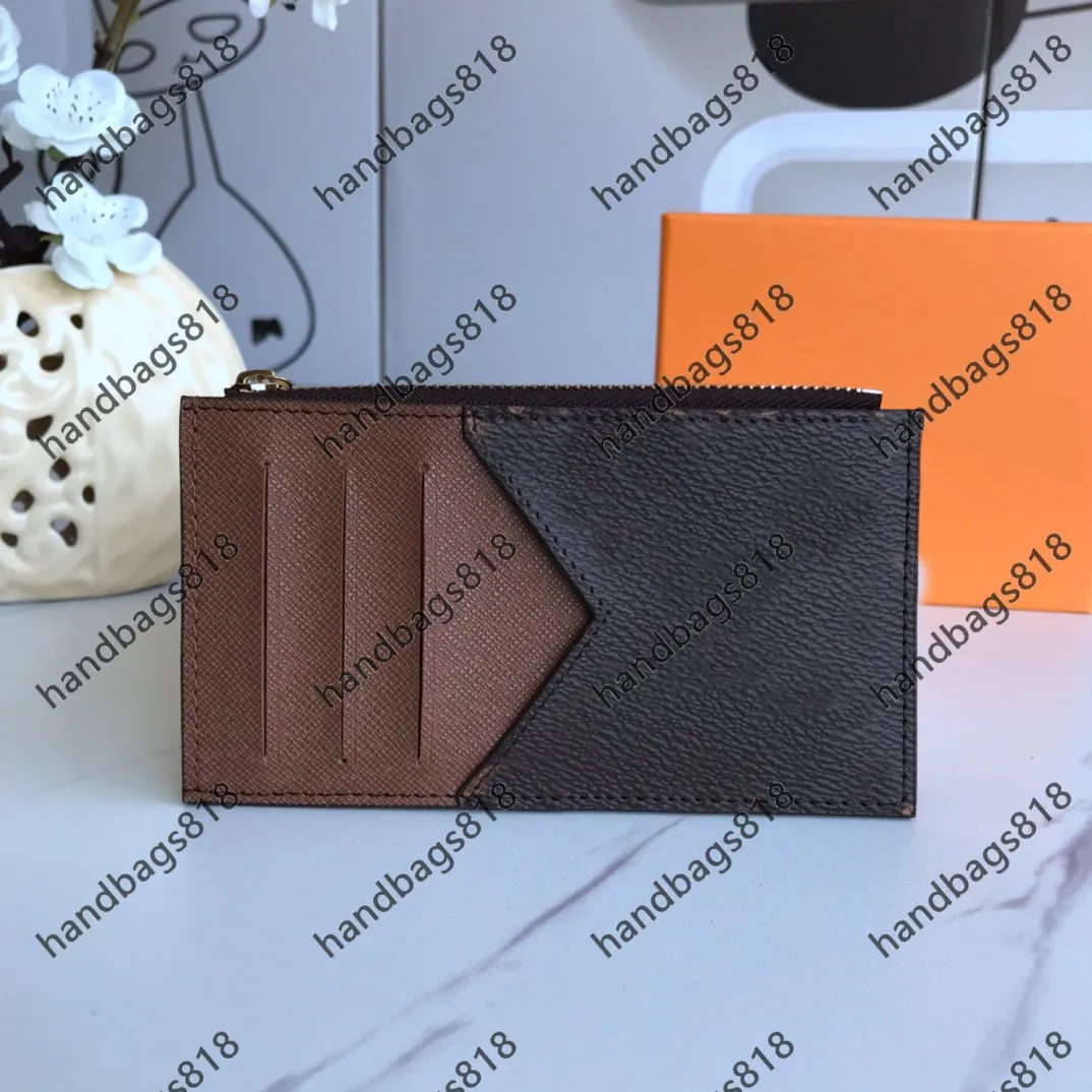 Designer Card Holder Mens Cards Credit Passport holders whole men women fashion original black leather cardholders Classic pat241S