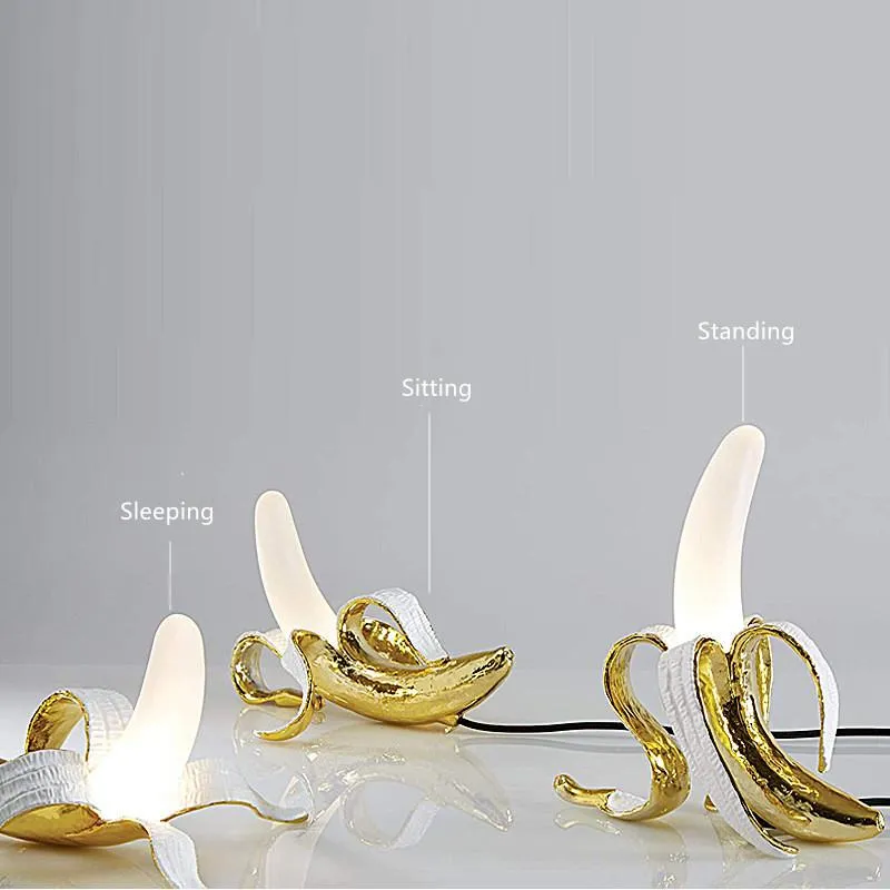 Bordslampor bananlampa postmodern kreativt sovrum nordisk design enkel europeisk designer2689