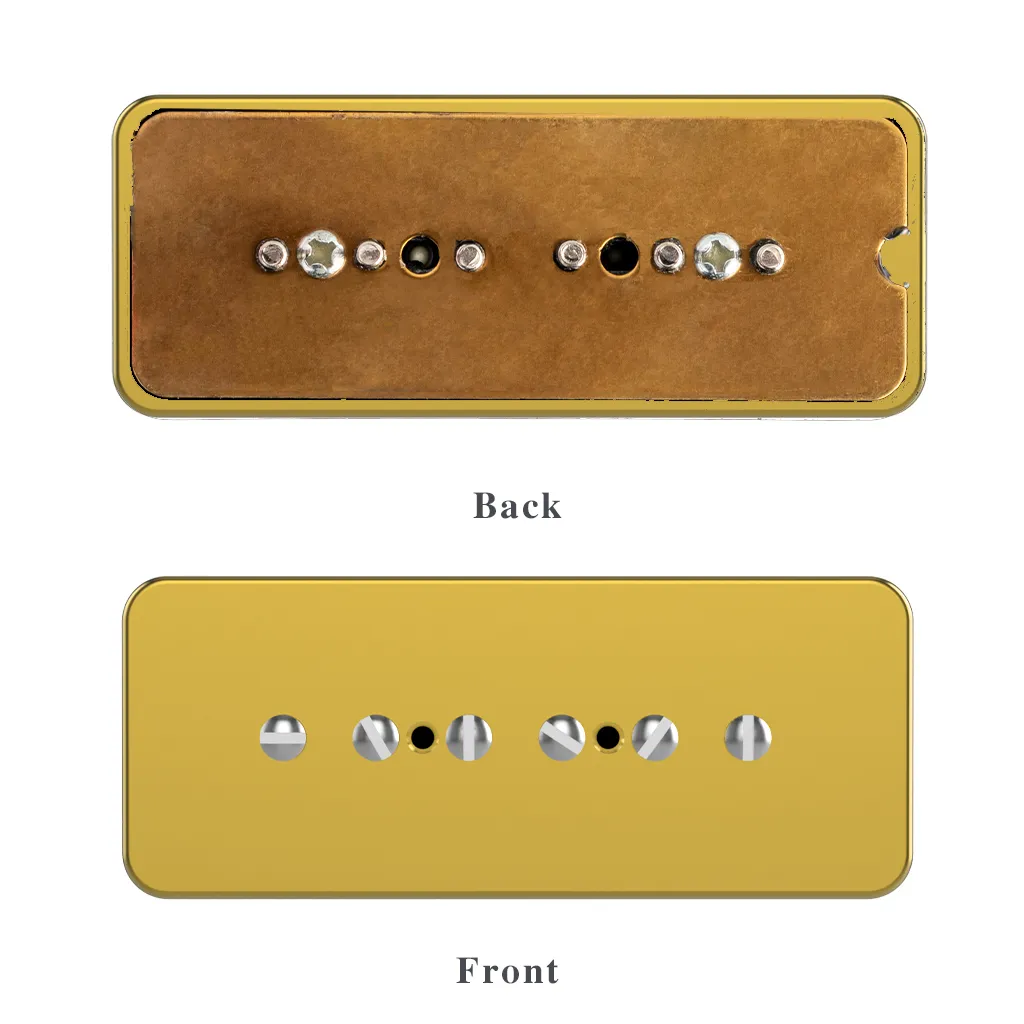 Naomi P90 Soap Bar Electric Guitar Pickup Bridge 52mmセラミックマグネットプラスチックボビンw LP Guitar8196653にフィットします