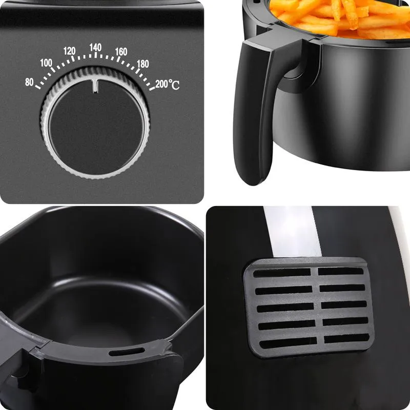 Air Fryers Fryer gospodarstwa domowego wielofunkcyjna wielofunkcyjna zdrowa sadza bez głębokiego smażenia Pan304R