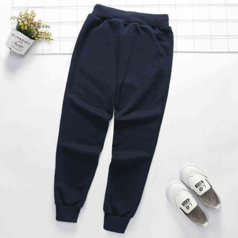 Ropa de letras para niños Pantalones de chándal con cintura elástica Pantalones largos para niños Pantalones deportivos para niños Algodón Bebé Casual Primavera Otoño 211103