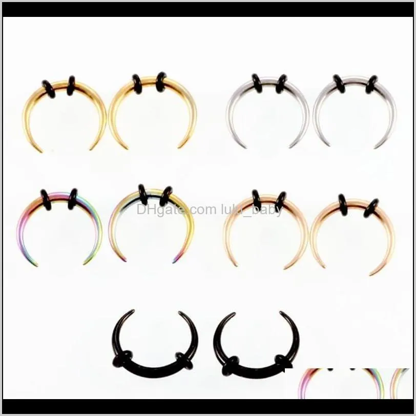 new wholesale nose ring nose stud hoop septum clicker ring piercing nose clip rings body piercing jewelry