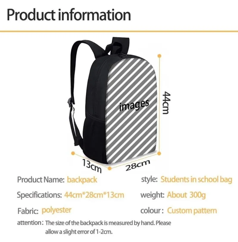 Школьные сумки разрывы в пурпурно -сиреневое дизайн 16 -дюймовый детский рюкзак для детей цветочные отпечатки подростки девочки бронируют сумку Sac2459