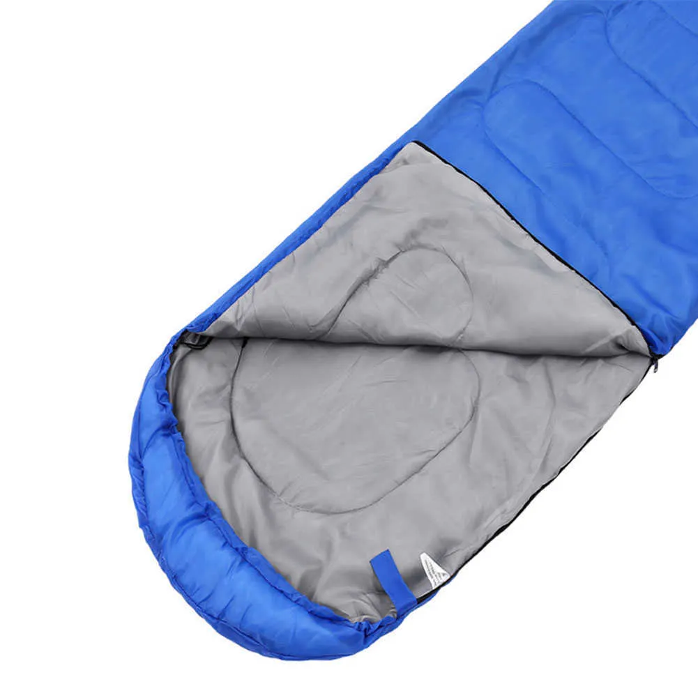 Sovsäck singelperson zip vandring camping kostym fodral kuvert vattentät