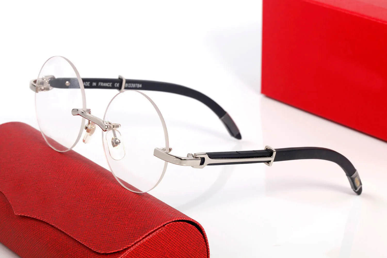 Круглые солнцезащитные очки, очки из рога буйвола, мужские и женские солнцезащитные очки из дерева и бамбука, размер очков 54-18-140 мм, Lunettes De Soleil181V
