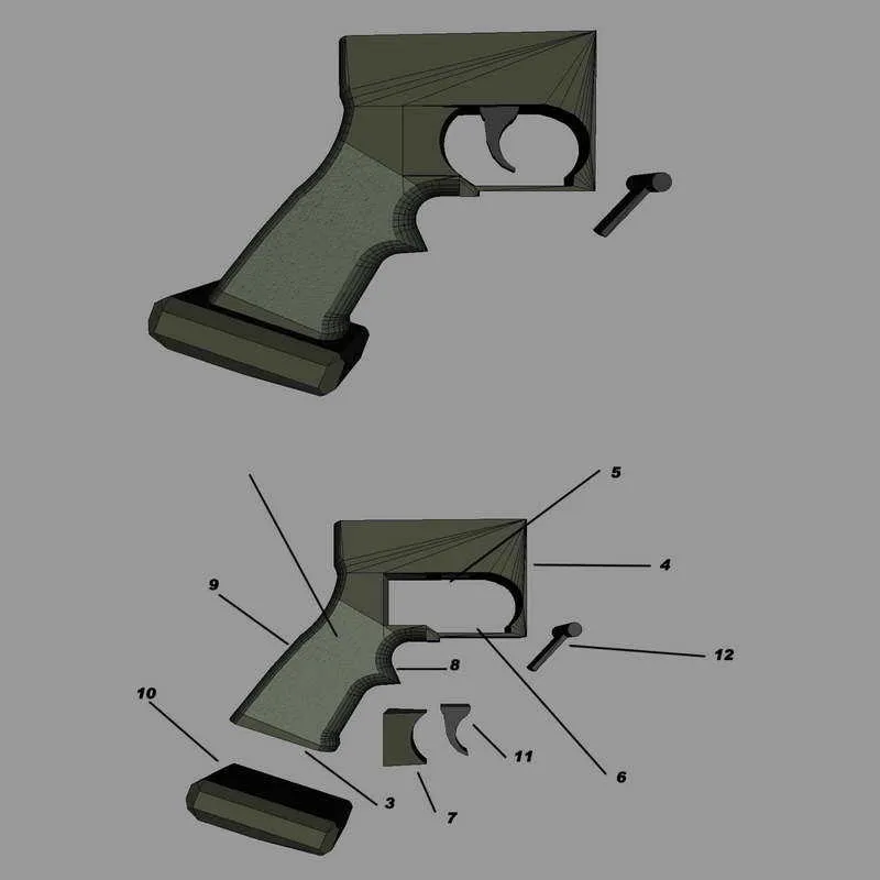 M200 ورقة لعبة بندقية نموذج مقياس 1: 1 3d diy أطقم قناص بندقية العسكرية انتصارات لغز للأطفال البالغين تأثيري الدعائم في الألعاب في الهواء الطلق