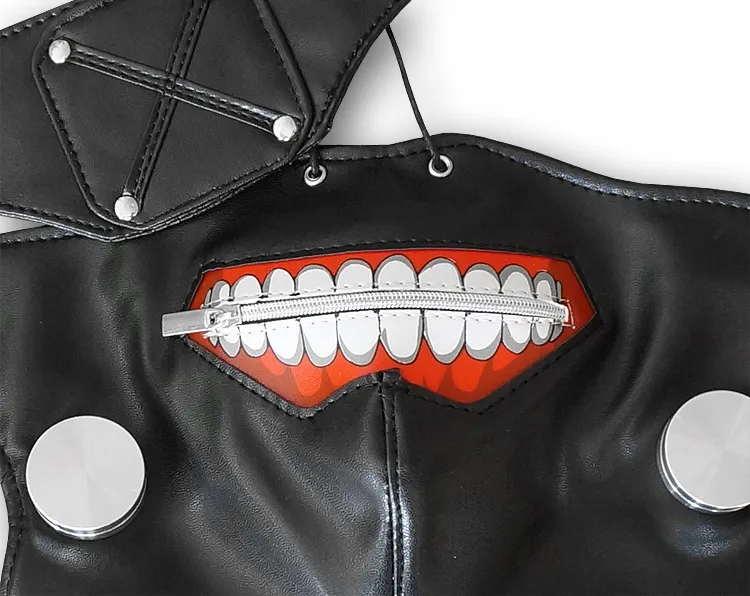 Halloween Party Masks Tokyo Ghoul Kaneki Ken Zipper Cos Mask 3D Printing Tanden