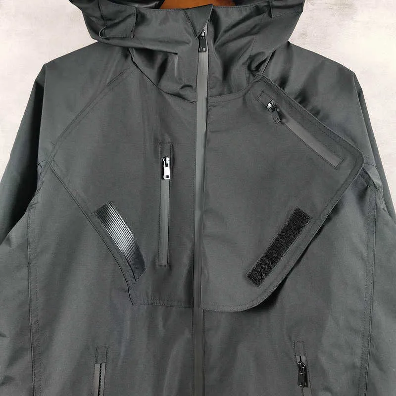 Giacche da uomo 2022 nuova giacca a vento multitasche in nylon con cerniera multi-tasca