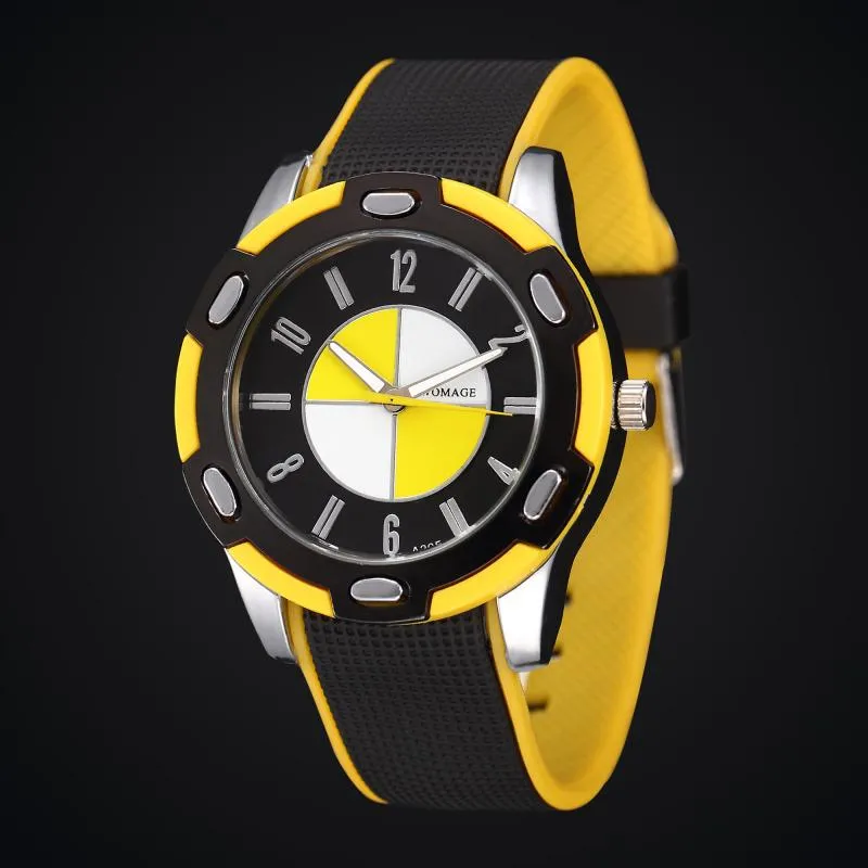 Horloges Mode Sport Dameshorloge Heren Siliconen Horloges Militair Casual Quartz Klok Drop Montre Homme302h