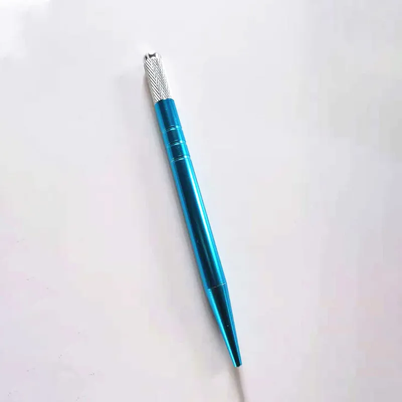 アルミニウム合金パーマネントメイクアップアイブローマイクロブレードペンマシン3Dタトゥーマニュアルドゥールヘッドペン4色4825958