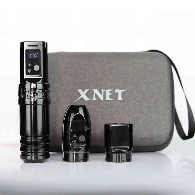 XNET Torch Professionele Draadloze Tattoo Pen Machine Sterke Coreless Motor 1950mAh Lithium Batterij voor Kunstenaar 220107