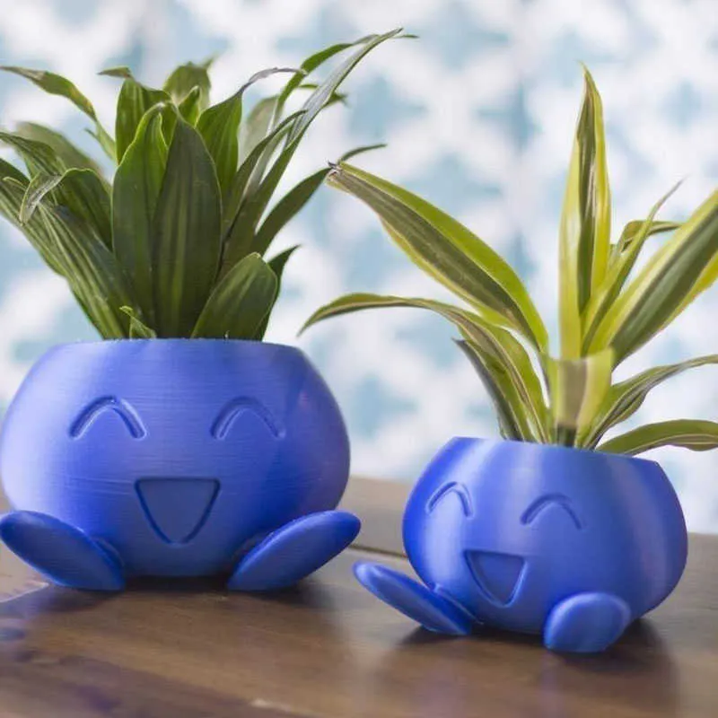 Oddish Planter Oddish Flower Pot de fleurs succulentes Plant Pot Planteur Pokemon pot Y0910