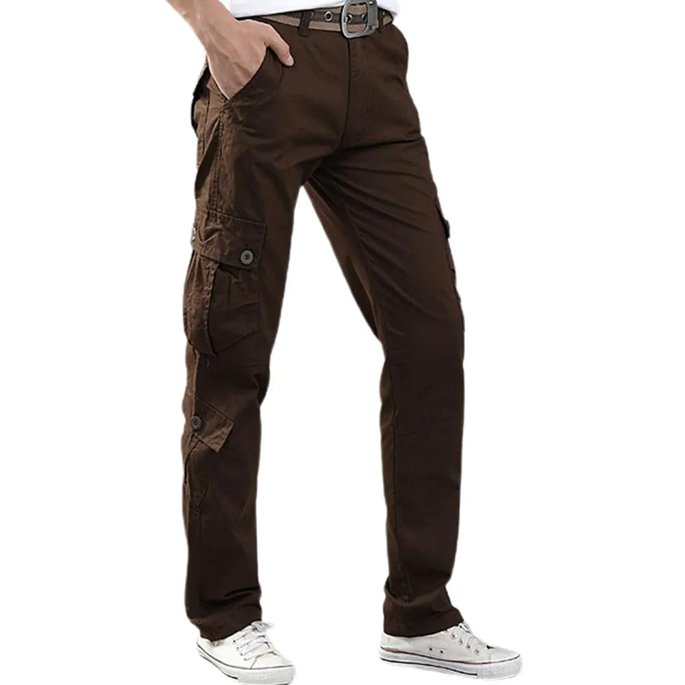 Calças de estilos Homens Casual Sweatpants Fitness Ginásio Combate Outdoor Wear Calças Plus Size Pantalones de Hombre Calças de Carga Homens
