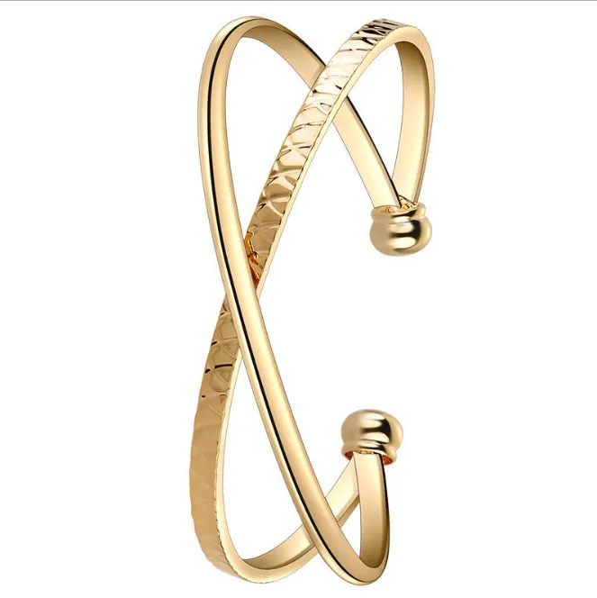 GINAVE montre à Quartz diamant européen et américain pour femme Bracelet en feuille d'or 18K ensemble décontracté montres-Bracelet exquises 268K