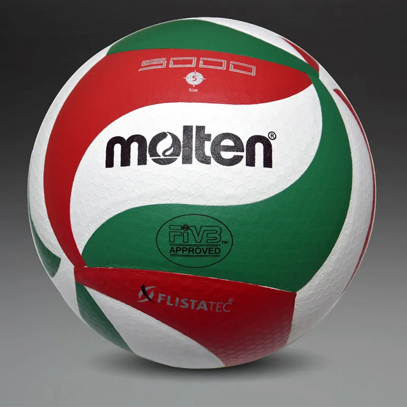 Voleallas profesionales Bola de voleibol Soft Touch VSM5000 Voleibol de calidad de partido con aguja de bolsa neta1902681