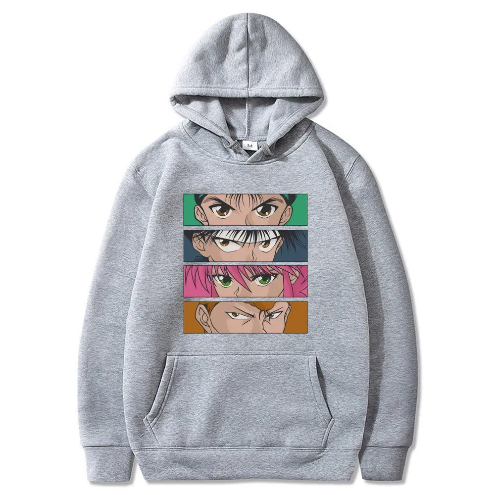 Yu Hakusho Print Hoodies Pullover Мужской Весна Осень Мода Harajuku Толстовка Hoodie Женщины Хип-Хоп Улица Sportswear Y0319