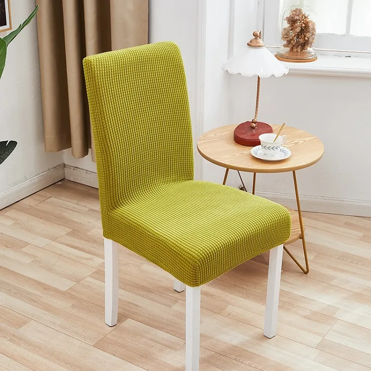 Housse de chaise de salle à manger 14 couleurs, housse de protection extensible pour textiles de maison, siège de chaise, hôtel, banquet, housse de chaise élastique T2I51813