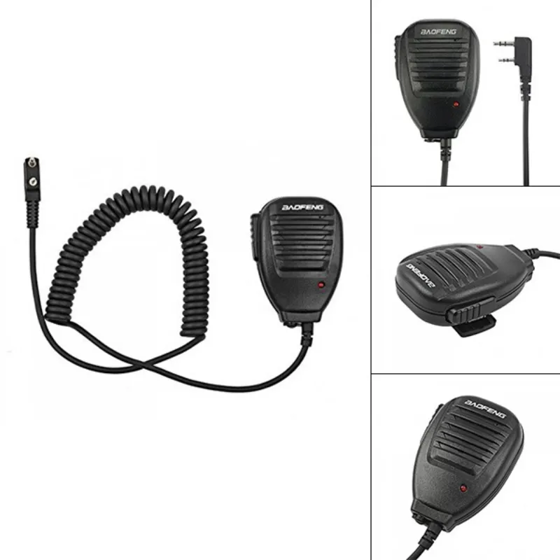 Baofeng portátil walkie talkie mano micrófono walkie talkie accesorios