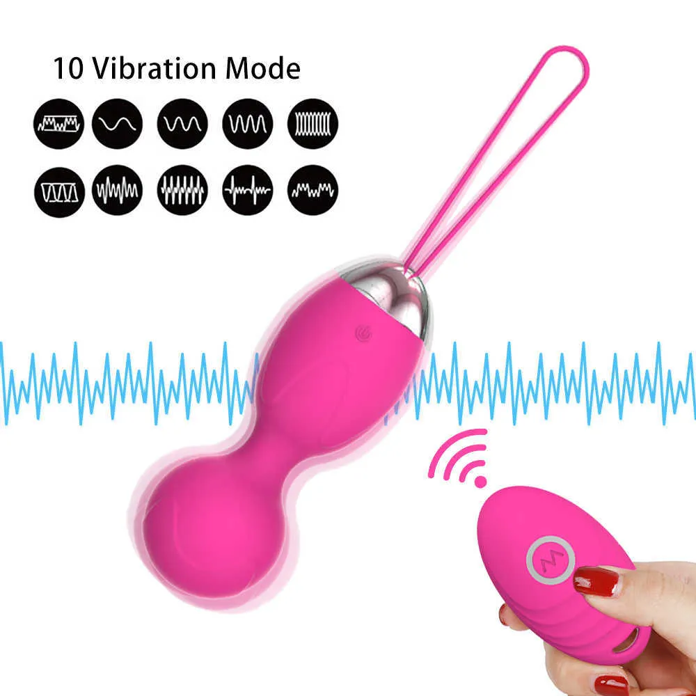 Vaginal Balls Sex Toy For Women Kegel Ball Female Vagina Tighten Massage Exercise Wireless Remote Control Vibrating Eggs P0816