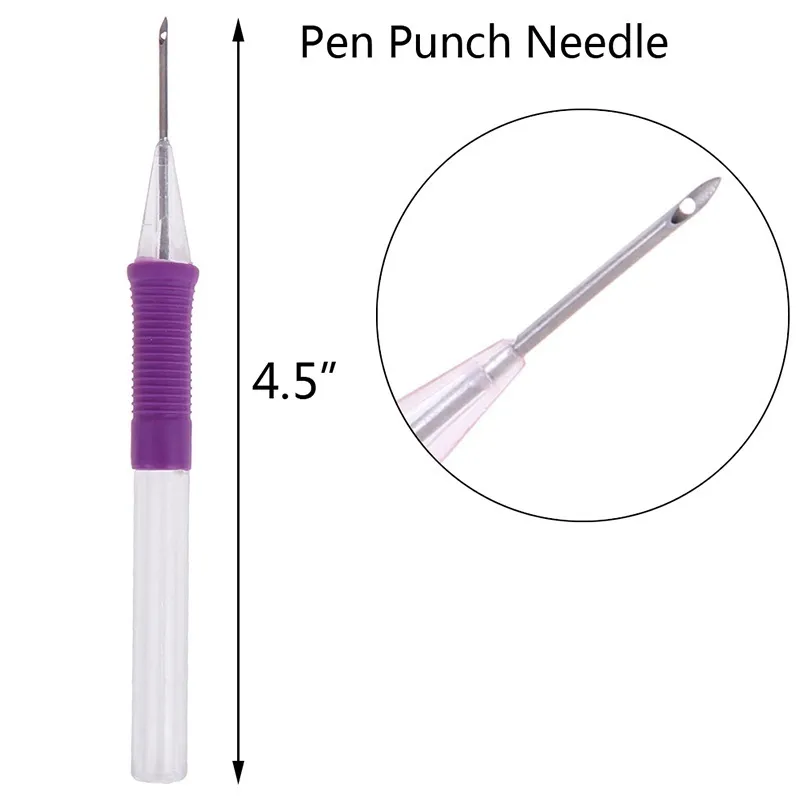 DIY Stickerei Stift Hand Stickerei Nadel Weben Werkzeug Punch Nadel Handwerk