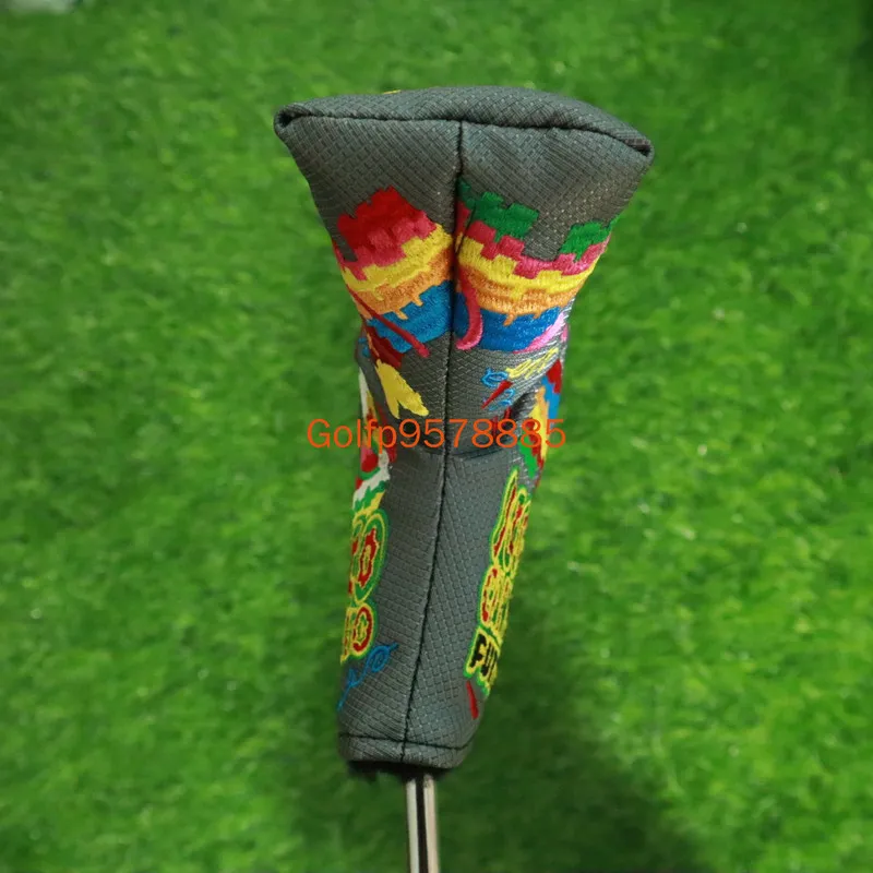 One Peças Golf Club Blade Putter e Mallet Captain Cute Mouse Design para a capa da cabeça 2206093759881